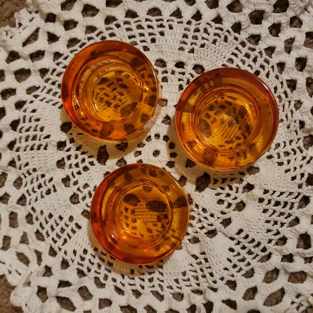 Jeweled Tealight Holders - set of 3 Fall Decor